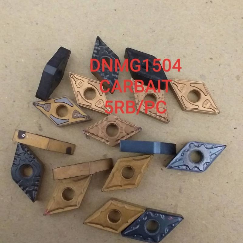 insert bubut dnmg1504 carbait bekas layak pake pahat bubut dnmg15 dnmg 15