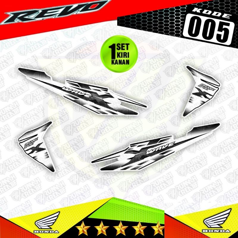 Decal Sticker Striping Variasi REVO 100 2007-2009 / REVO Lama / REVO old | Decal Wave Rsx 100 | Deca