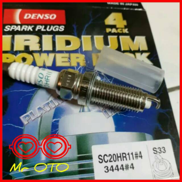 BUSI DENSO Iridium Power Pack Ayla Ayga 1.2 Tahun 2017 Keatas