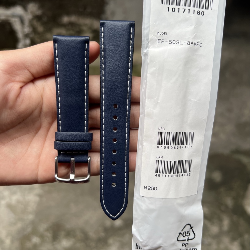 Strap tali jam tangan casio original EF-503L 8AV band EF 503L