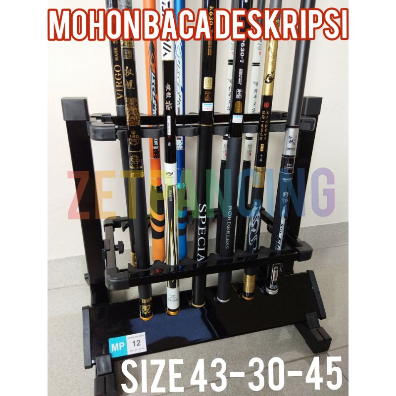 Rak Tongkat Pancing Bahan Aluminium Alloy