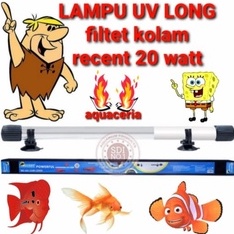 Lampu uv celup air kolam ikan uv long 20 watt recent