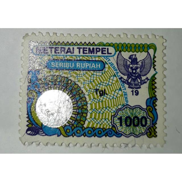 Materai 1000 tahun 1996-1999