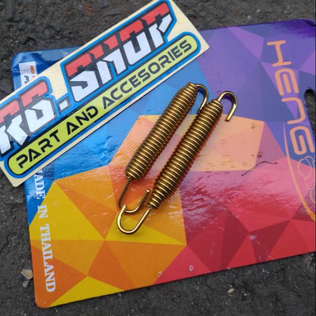 per knalpot racing tsukigi sugi aitech cha daeng RRGS gold original heng thailand