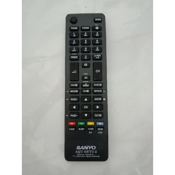 REMOT TV AQUA SANYO LCD/LED