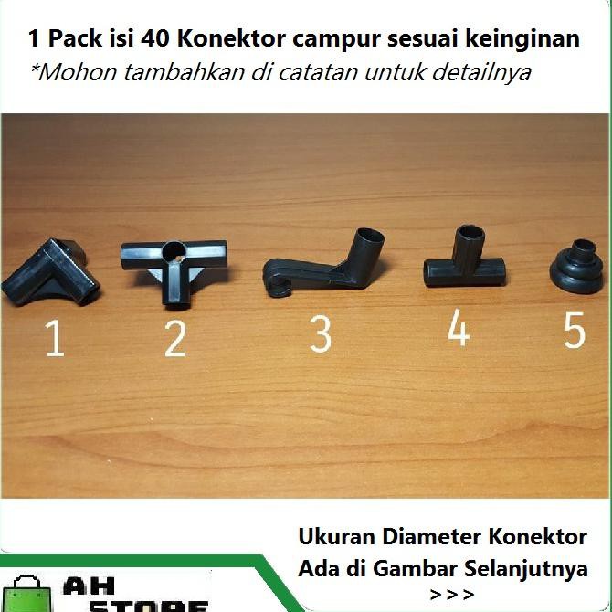 A8 Siku Konektor untuk Lemari Portable Rak Sepatu Lemari Pakaian - Hitam MURAH