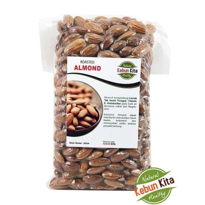 

Promo Awal Tahun Kacang Almond Panggang 500Gr (Roasted Almond) Promo Mentarieka_Shop