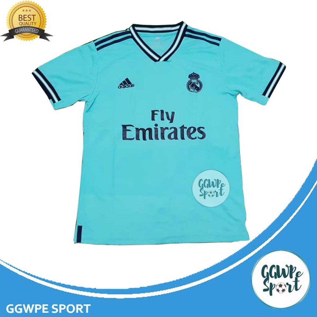 JERSEY BOLA REAL MADRID 3RD THIRD 2019 2020 GRADE ORI TERBARU KUALITAS JAMINAN