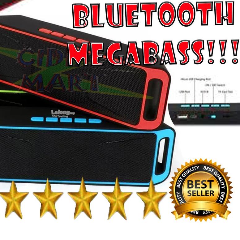✹ [ORIGINAL] SPEAKER BLUETOOTH A2DP PORTABLE / SPEAKER SC-208 BLUETOOTH MEGA BASS ➺