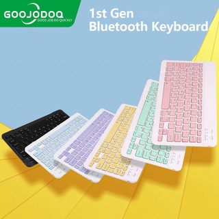 10 inch Wireless Bluetooth Keyboard Lightweight Portable For apel Samsung Xiaomi iPhone Colorfu
