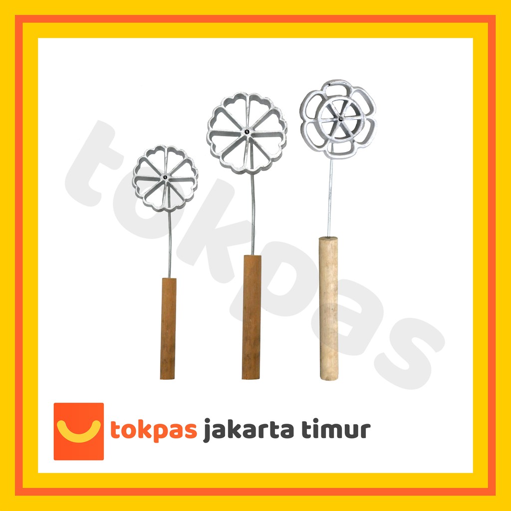 Cetakan Kembang Goyang Jumbo / Kecil / Susun Aluminium