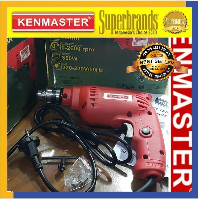 Bor Listrik Bolak Balik Kenmaster Km-603R Tembok Beton