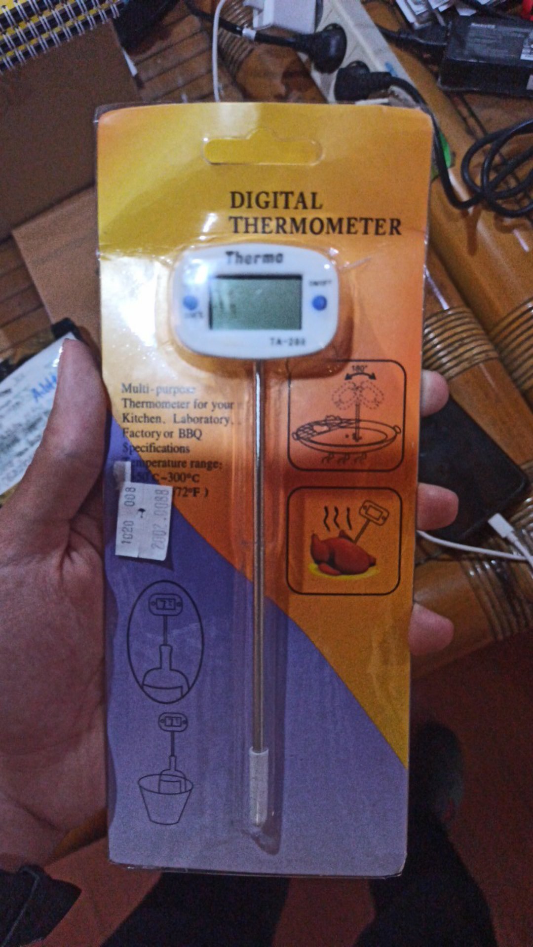 Ta-288 Thermometer Masak Makanan - Food Cooking Oven Kitchen Digital - Milk Bbq Meat Ta288