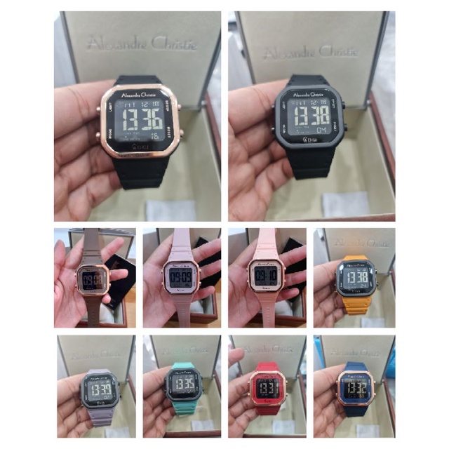 jam tangan ladies alexandre christie ac9347 wanita new ac digital 9347 original best seller