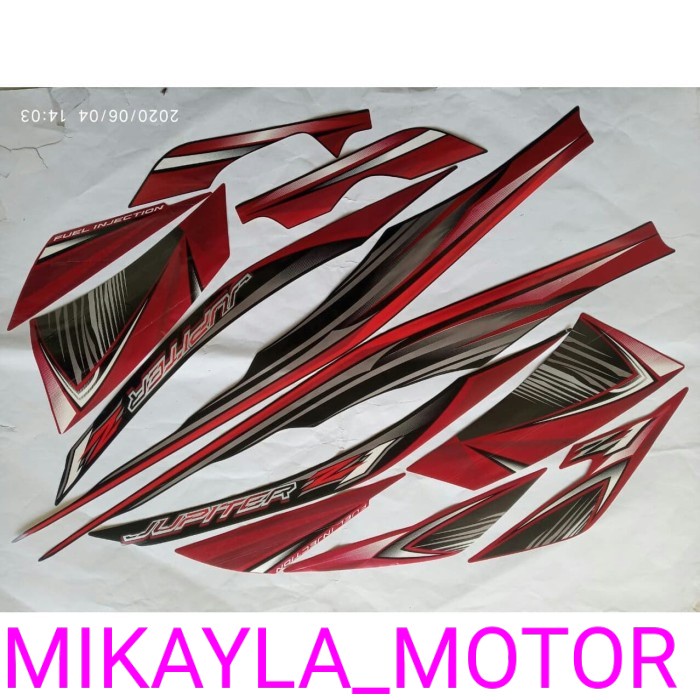 stiker striping yamaha jupiter Z1 2012 merah