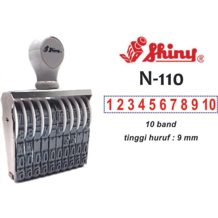 

Murah Stempel Shiny N-110 N110 (Angka 10 Digit) Berkualitas
