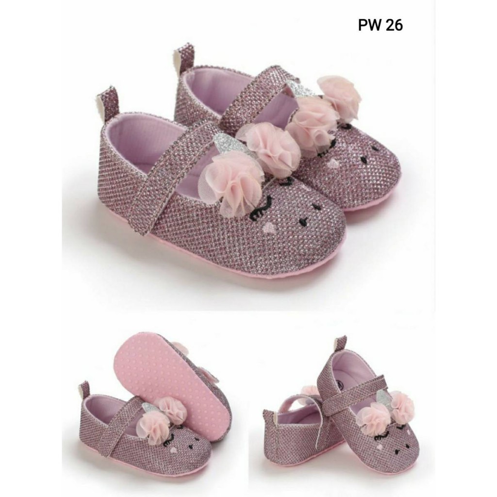 Sepatu Bayi Perempuan Prewalker Bayi Import Blink Pinky