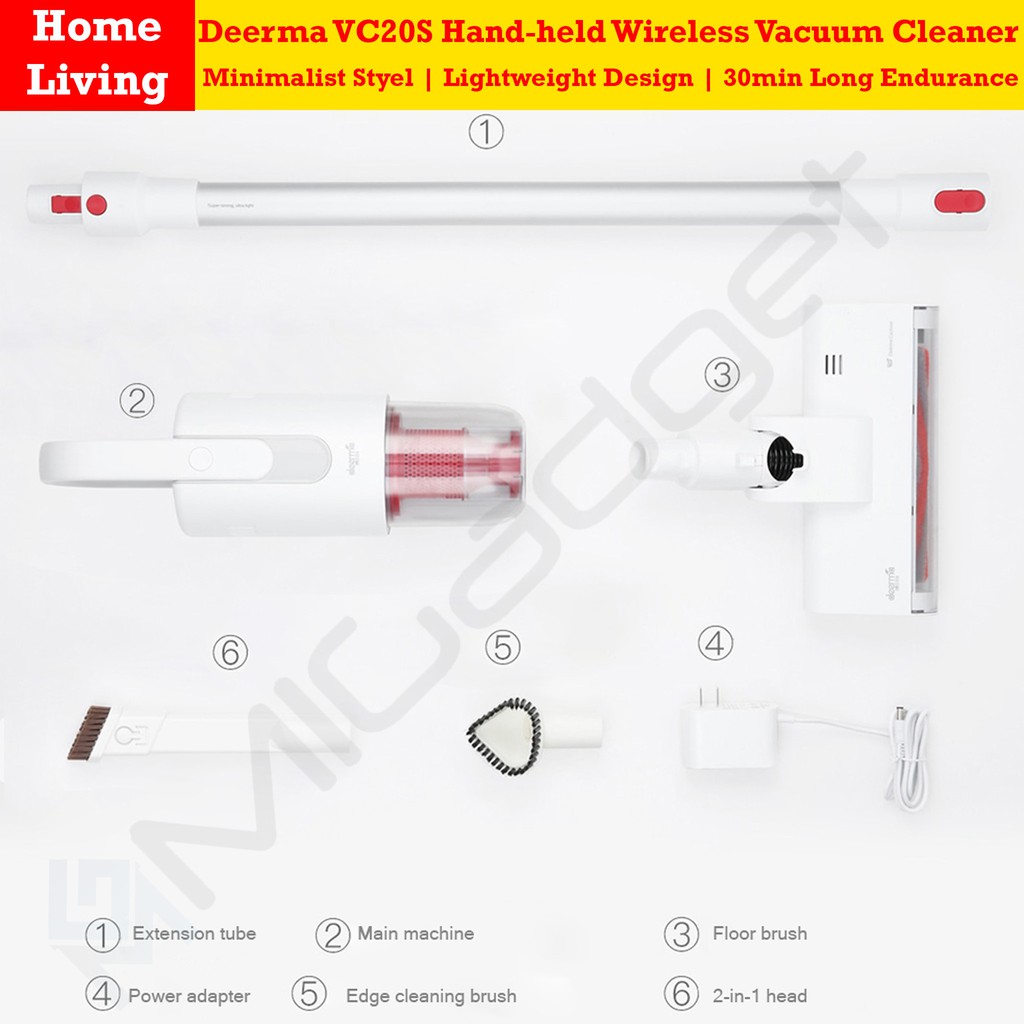 Deerma VC20 VC20S Wireless / Cordless Handheld Vacuum Cleaner