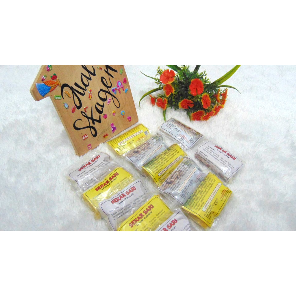 Recomended! Ecer 1pcs Getaway Rileks Sehabis Melahirkan Lulur Putih Kuning Mangir Sekarsari Sachet 30gr