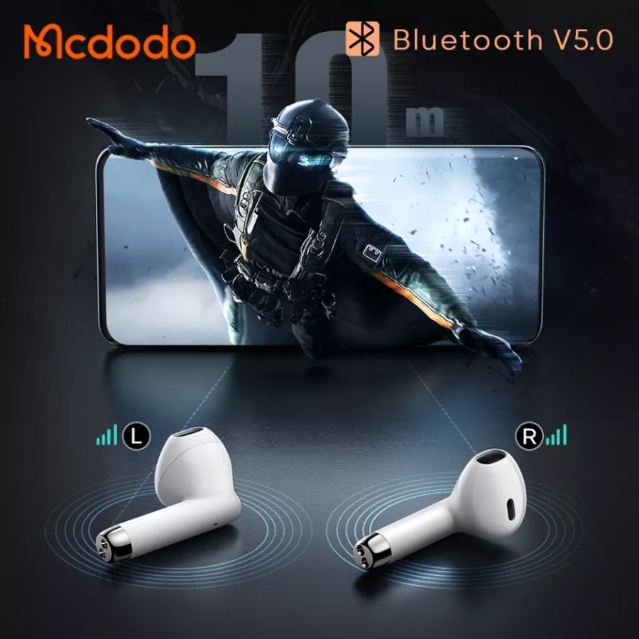 Mcdodo Tws Earphone Wireless Bluetooth 5.1V HP-788 Lite Headset Bluetooth