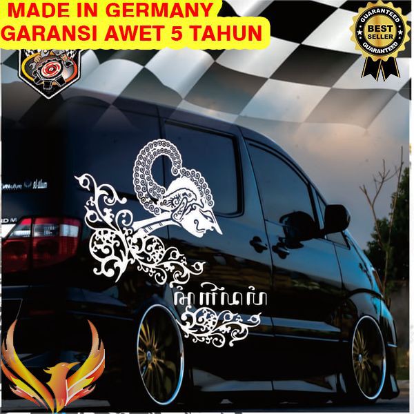 TERMURAH Stiker sticker bodi Mobil wayang wisanggeni cutting stiker 60 CM 1 PCS Phoenix Star