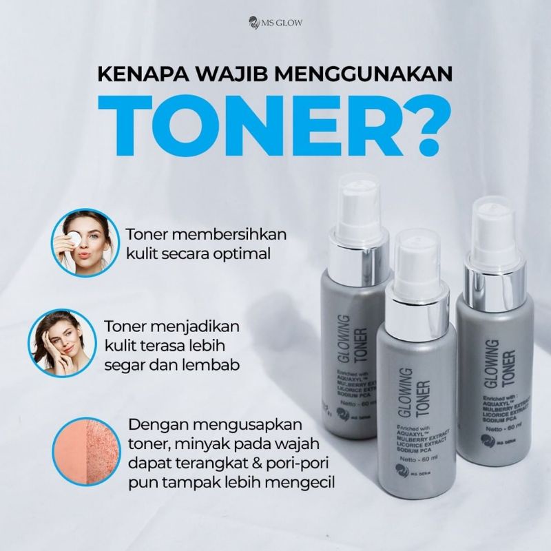 PROMO MS GLOW TONER GLOWING DAN TONER ACNE