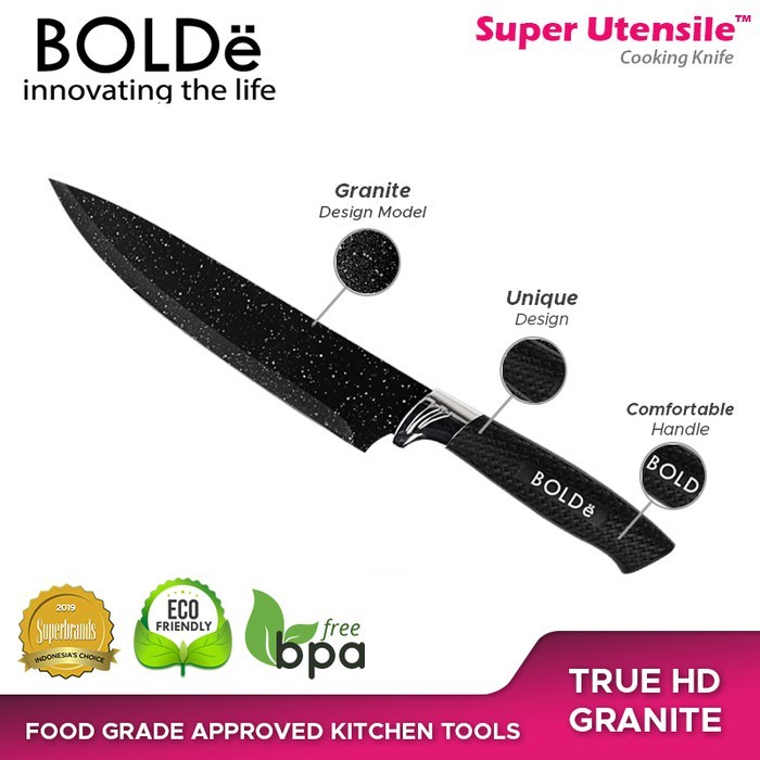 Super UTENSILE Pisau BOLDe Cooking Knife Granito Series