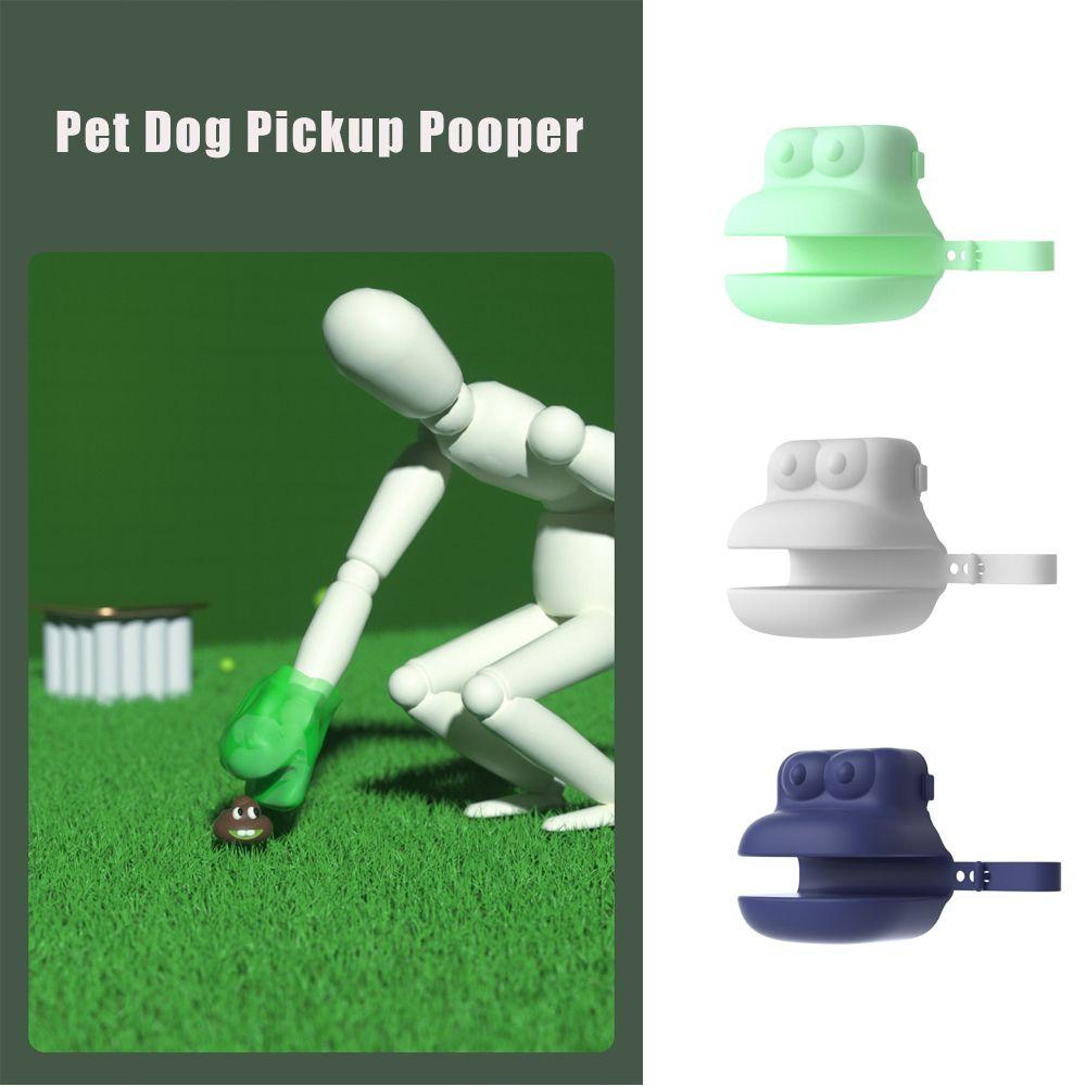 Solighter Frog Shaped Pet Pickup Pooper Walking Easy Professional Grabber Picker