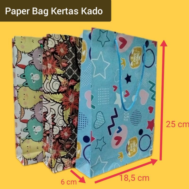 

Paper Bag Aneka motif Kertas Kado 1pcs