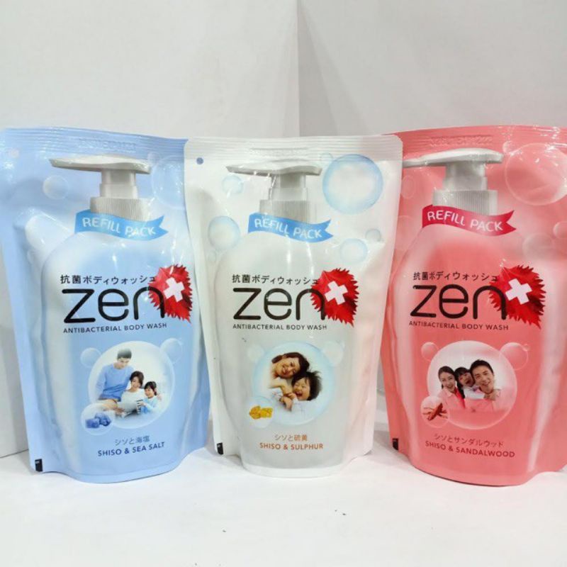 Zen Body Wash Refil 450ml Harga Promoo