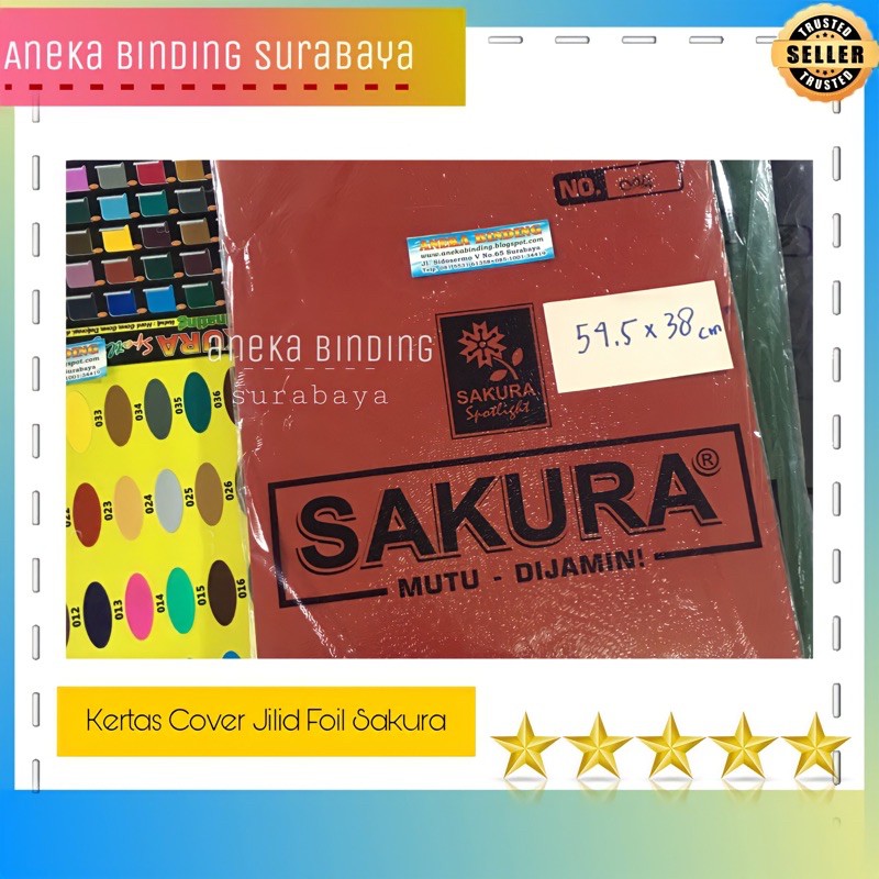 

KERTAS COVER JILID FOIL SAKURA / KERTAS SAKURA SPOTLIGHT / KERTAS OMEGA