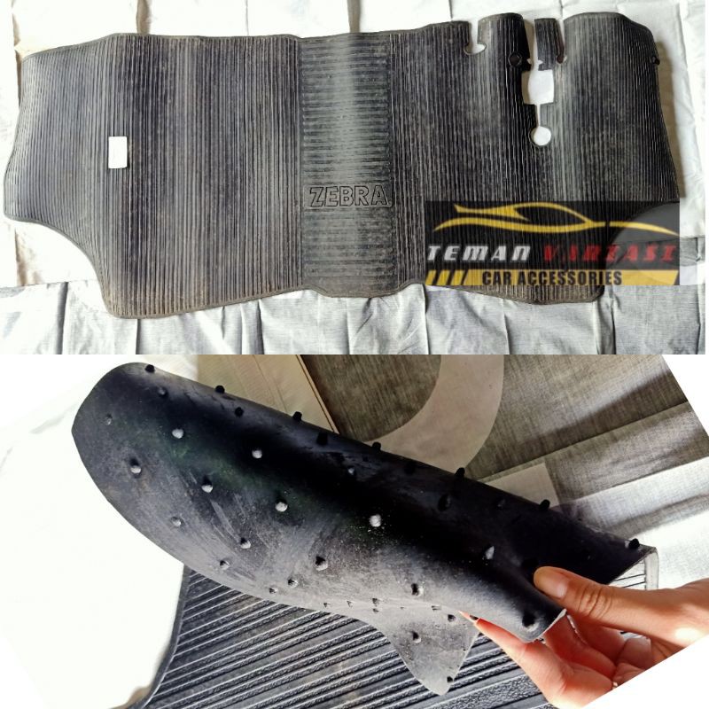 KARPET KARET LANTAI CABIN DEPAN MOBIL ZEBRA