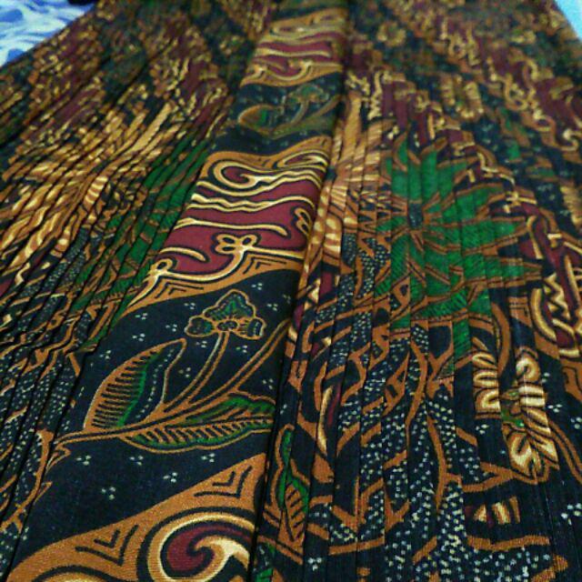 Couple Batik  Motif Jokowi Biru