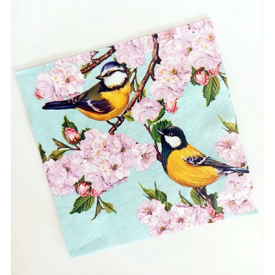 Tisu  Napkin Kerajinan  Decoupage Eropah 33X33 CM TE 1381 TTS