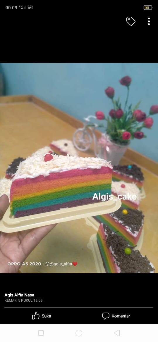 Mika Segitiga /mika Cake Potong/ Ct Segitiga Isi 10pcs