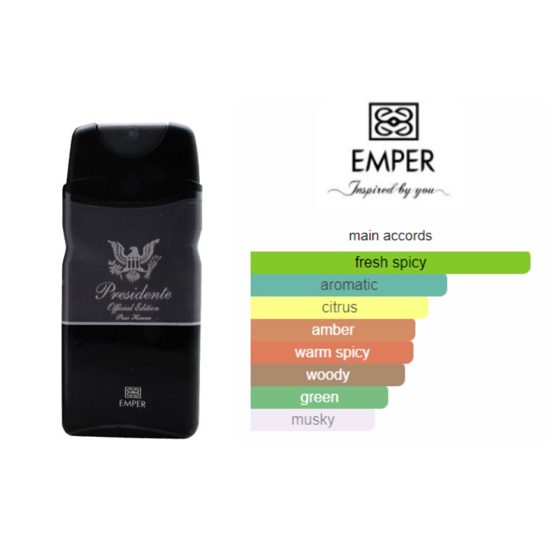 Emper Presidente Official Edition Pour Homme - 20 ML