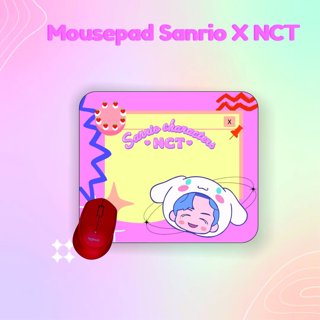 mousepad sanrio x nct || mousepad nct