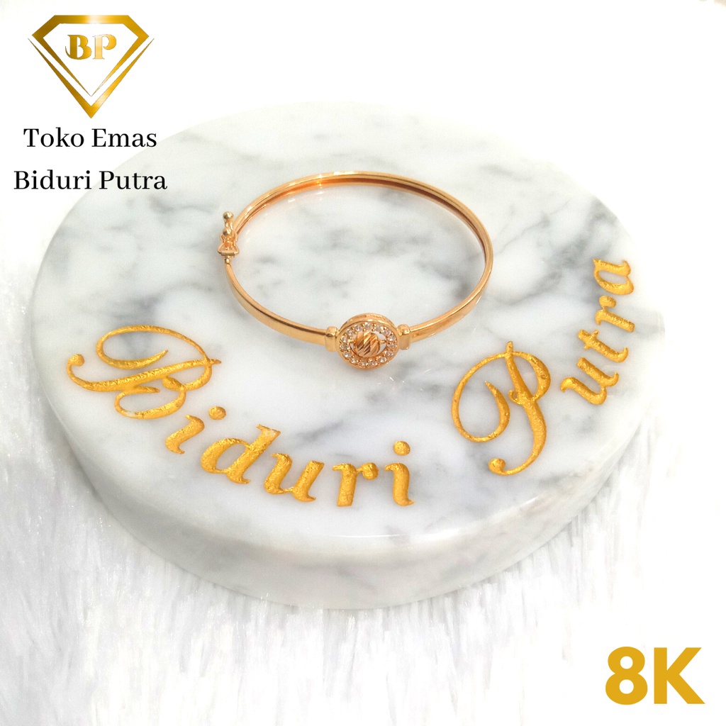 Gelang Bayi Anak Perhiasan Emas Asli Kadar 8K/375 Toko emas biduri putra
