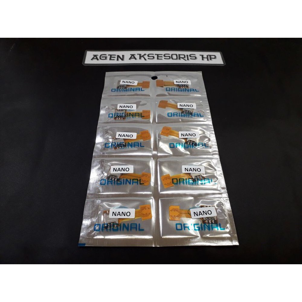 Hybrid Micro Converter to Nano SIM Card Adapter Nano SIM Card Hybrid Konektor Dual SIM Card