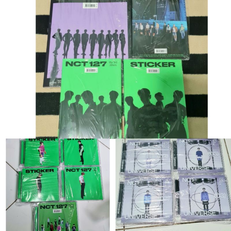 (+ POSTER/NOT) NCT 127 Album Only - Universe / Sticker (Sticky / Seoul city/ Photobook/ Jewel Case v