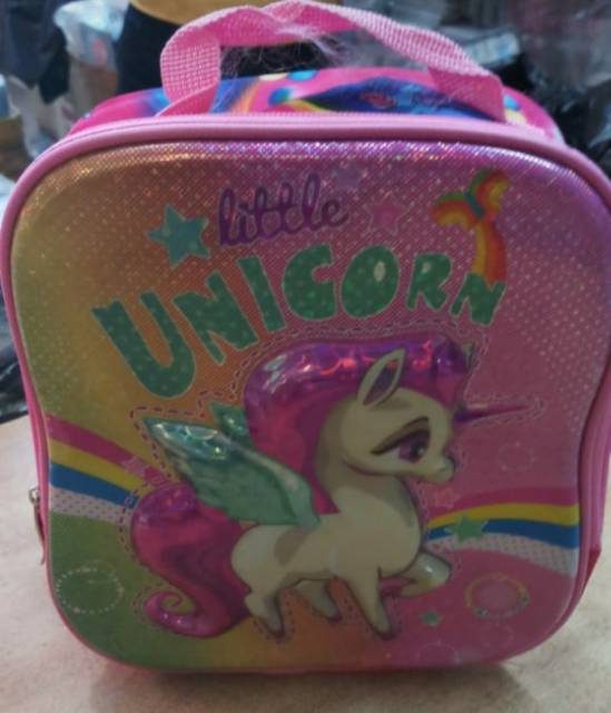 Tas Ransel Anak TK Unicorn Lucu Timbul Hologram Import