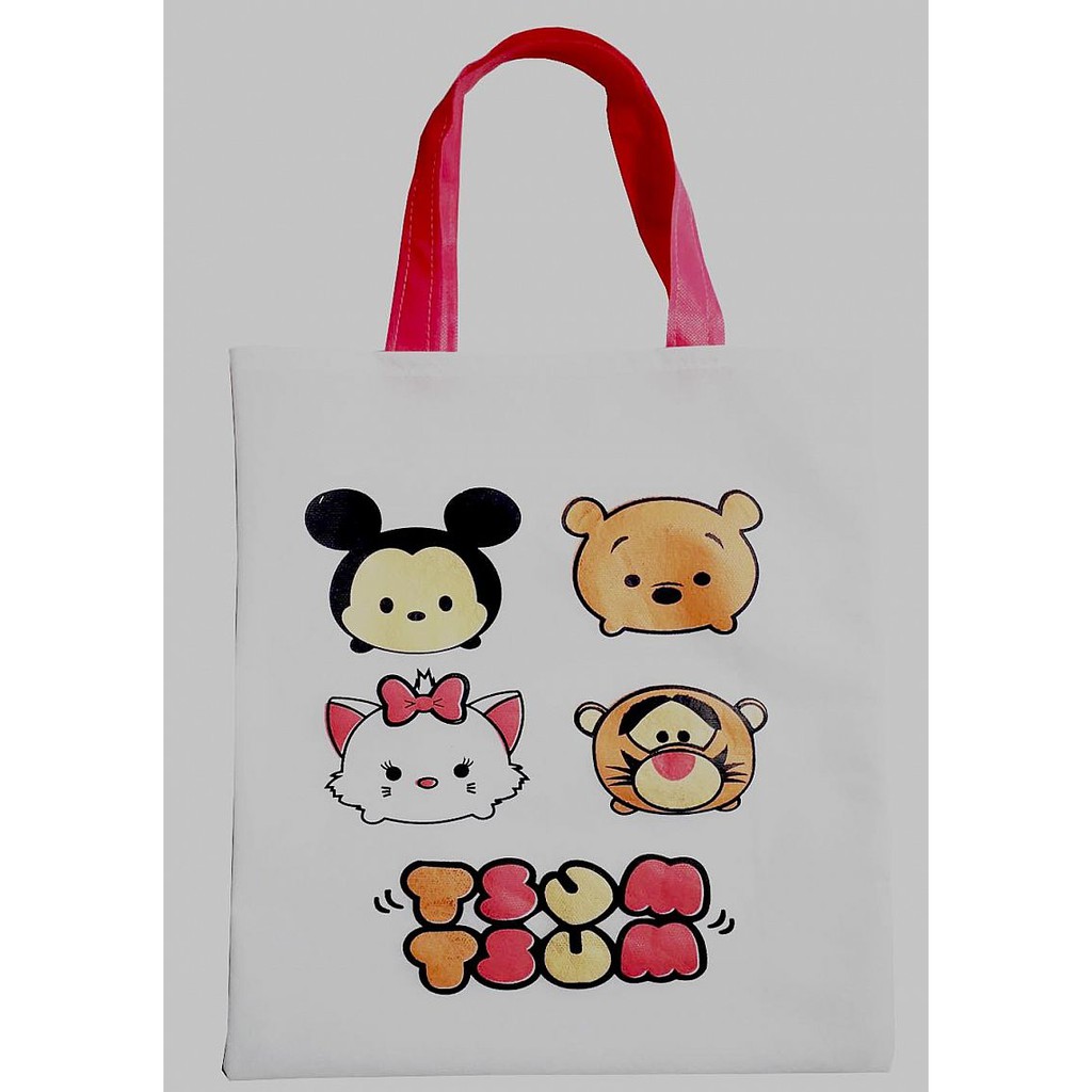 Goodie Bag Tsum Tsum Disney Tas Ultah Anak Motif Kartun Lucu