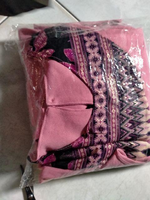 Set Meryolin Batik St Herlina Set Bellaluna Batik  Gamis Wisuda Gamis Muslim Murah