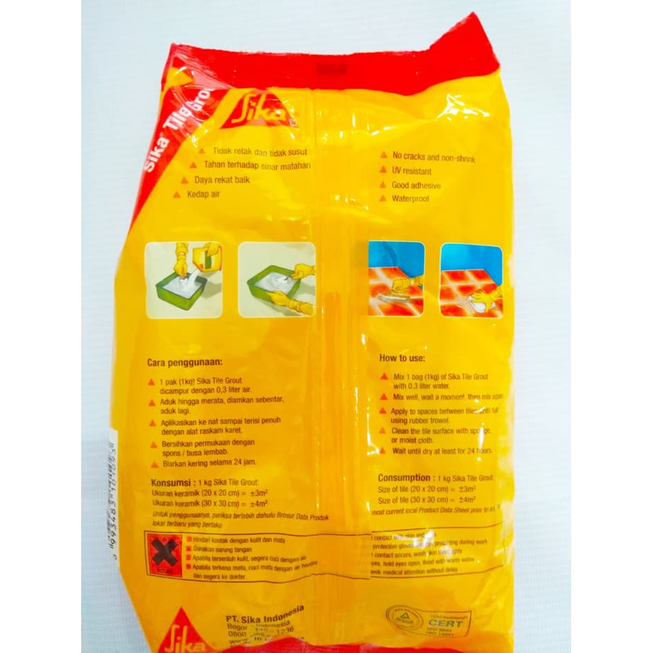 Thebettles Semen Nat Keramik / Sika Semen T / Semen Keramik Tahan Kimia