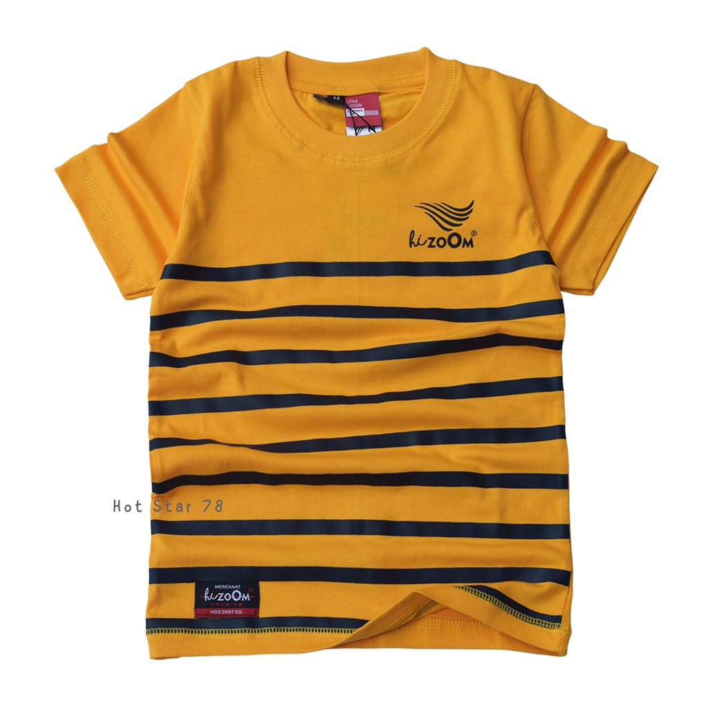 hizoom Baju Kaos Distro Oblong Anak Laki Laki Usia 1-12 Tahun Bahan Katun