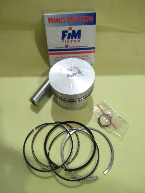 Seher/piston kit merk fim bahan mentah ukuran 57/57,5/58/58,5/59/59,5/60 pin/pen 13 dan pin/pen 15-2