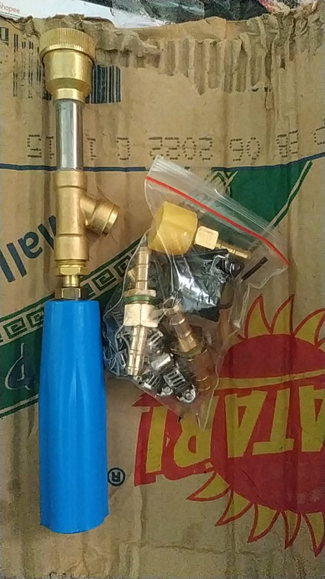 Gun Gan Stik Pompa Air Tekanan Tinggi Doorsmeer 20cm Pompa Steam Stim Alat Cuci Motor 20cm