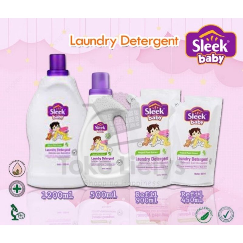 SLEEK LAUNDRY DETERGENT / SABUN CUCI BAJU SLEEK