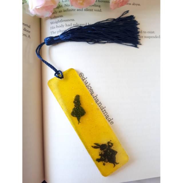

[DH] Bookmark resin / Pembatas buku resin / Pembatas aesthetic / Pembatas buku READY