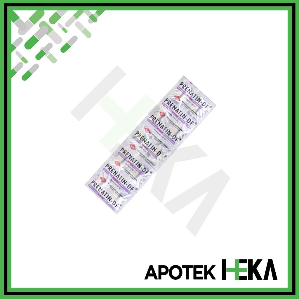 Prenatin DF Kaplet Strip isi 10 Tablet - Multivitamin Kehamilan (SEMARANG)